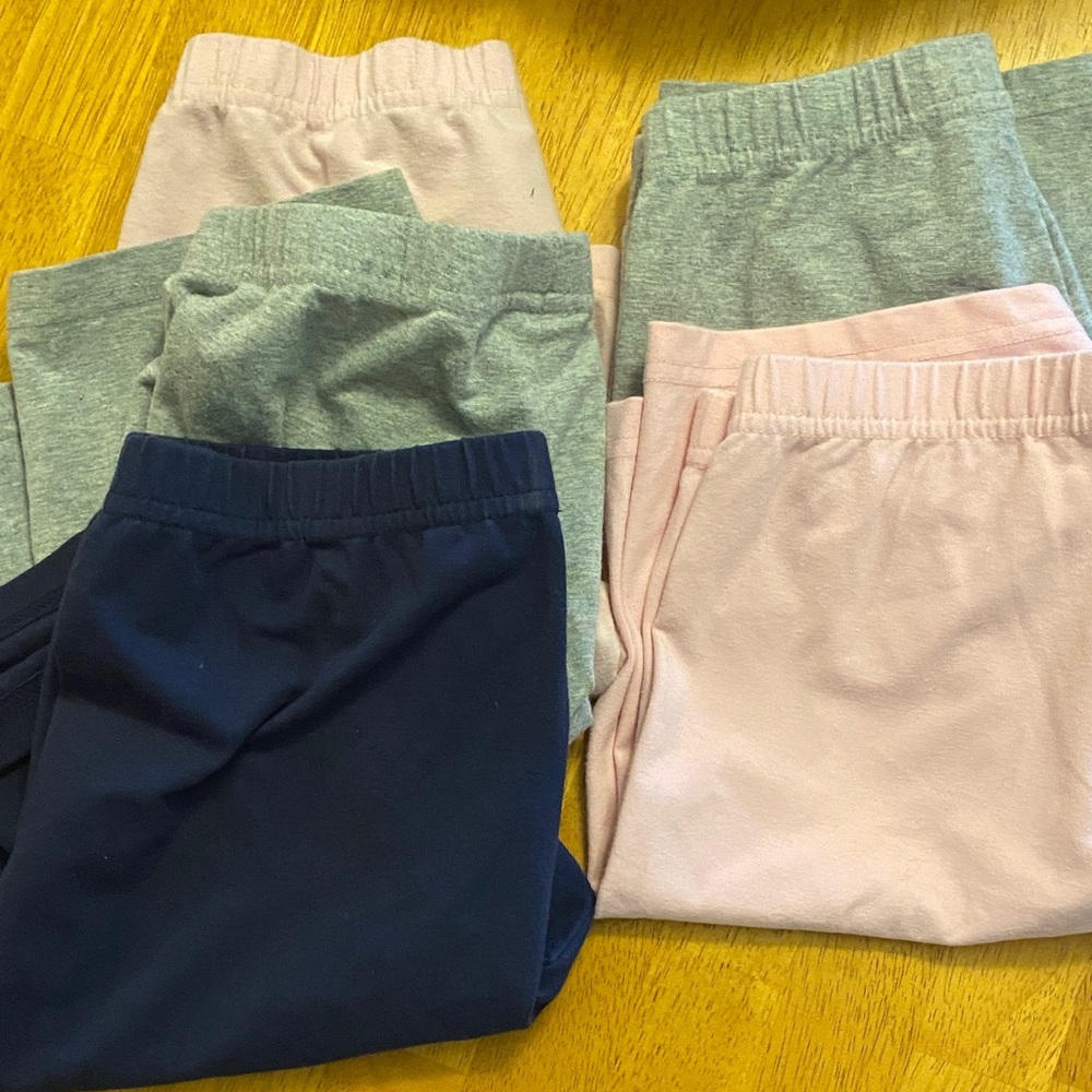 Hanna Andersson Kids Leggings - Pink, Gray, and Navy